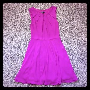 Express Keyhole Fit & Flare Dress